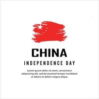 Happy independence day of China. template, background. Vector illustration