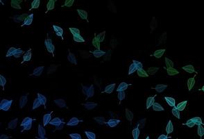 Dark Blue, Green vector hand painted texture.