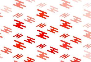 Light Red vector template with repeated sticks.