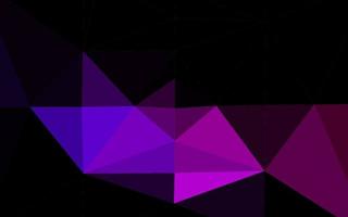 Dark Purple vector polygon abstract layout.