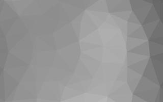 Light Silver, Gray vector polygon abstract layout.