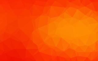 Light Orange vector triangle mosaic template.