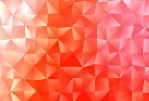 Light Red vector polygonal pattern.