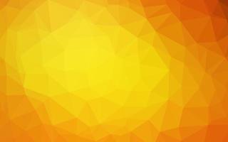 Light Orange vector abstract polygonal texture.