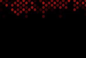 Dark Orange vector backdrop with dots.