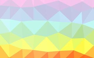 Light Multicolor, Rainbow vector abstract mosaic backdrop.