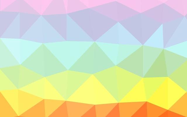 Light Multicolor, Rainbow vector abstract mosaic backdrop.