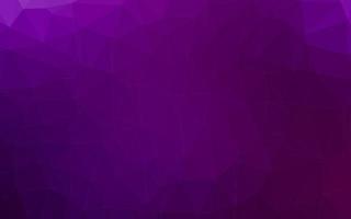 Dark Purple vector blurry triangle texture.