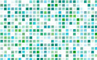 Light Blue, Green vector backdrop with rectangles, squares.