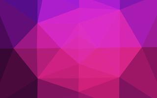 Dark Pink vector abstract polygonal texture.