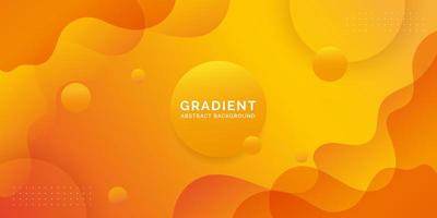 Gradient Abstract Background, Orange Abstract Backgrounds