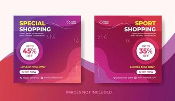 Sport Sale Banner Template, Shopping Sport Banner Template vector