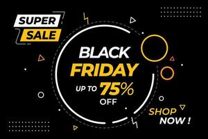 Black Friday Banner, Sale Banner Template, Big Sale banner Background vector