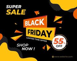 Black Friday Banner, Sale Banner Template, Big Sale banner Background