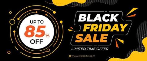 Black Friday Banner, Sale Banner Template, Big Sale banner Background vector