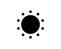 Sun vector border icon. This icon use for admin panels, website, interfaces, mobile apps