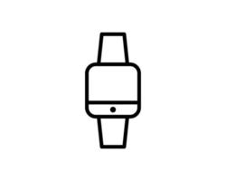 Smartwatch icon isolated on white background. Watch symbol modern, simple, vector, icon for website design, mobile app, ui. Vector Illustration