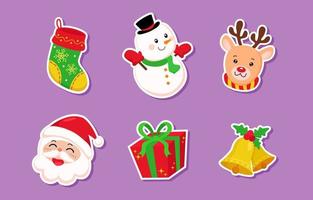 Christmas Item Set vector