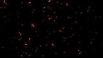animation de boucle d'arrière-plan de particules lumineuses d'étincelle video