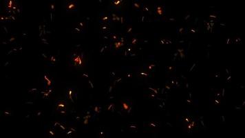 spark light particle background loop animation video