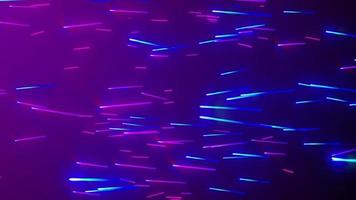 animation en boucle de fond de lignes violettes néon