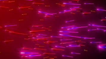 sfondo di linee di particelle rosse al neon animazione in loop video