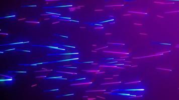 Neon purple particle lines Background Looped Animation video