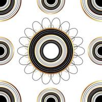 golda black and white rounded background vector