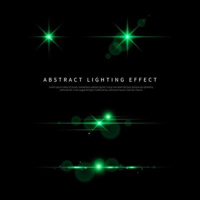 Simple lighting effect vector background
