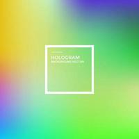 Vector background of hologram gradient, hologram pattern