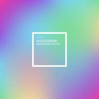 Vector background of hologram gradient, hologram pattern