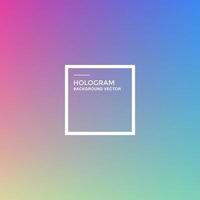 Vector background of hologram gradient, hologram pattern