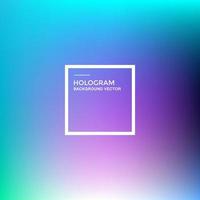 Vector background of hologram gradient, hologram pattern