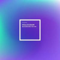 Vector background of hologram gradient, hologram pattern