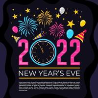 New Year Countdown Illustration vector