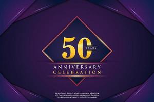 luxury anniversary celebration design for background  banner  birthday or wedding party event decoration vector