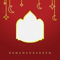 Ramadan Kareem Vector Illustration, Graphic design for the decoration of gift certificates, banners and flyer