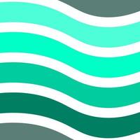 green shades wave pattern perfect for background or wallpaper vector