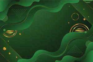 Green Background Effect vector