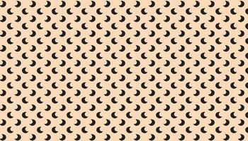 Black moon cute hand drawn vector pattern texture background Happy Halloween Day of dead Packaging wrapping paper design