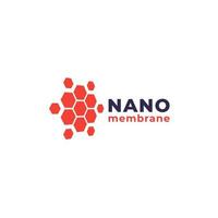 nano materials vector logo