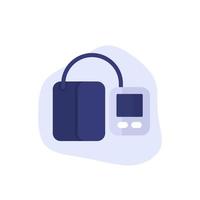 blood pressure monitor vector icon