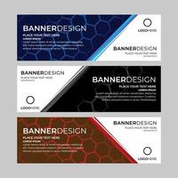 Vector Abstract Banner Design Web Template