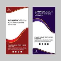 Vector Abstract Banner Design Web Template