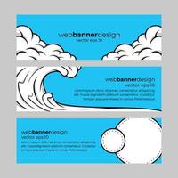 Vector Abstract Banner Design Web Template