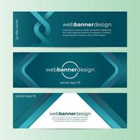 vector plantilla de web de diseño de banner abstracto