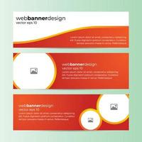 Vector Abstract Banner Design Web Template