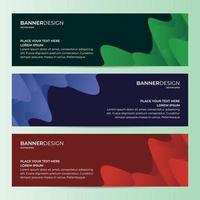 Vector Abstract Banner Design Web Template