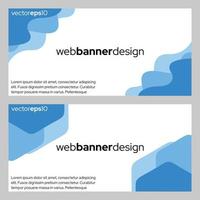 vector plantilla de web de diseño de banner abstracto