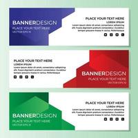 Vector Abstract Banner Design Web Template